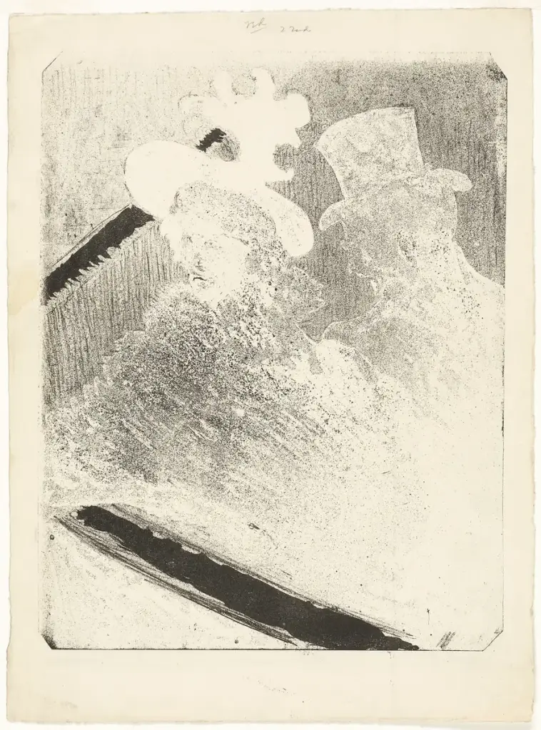 At the Concert, Henri de Toulouse-Lautrec, 1896