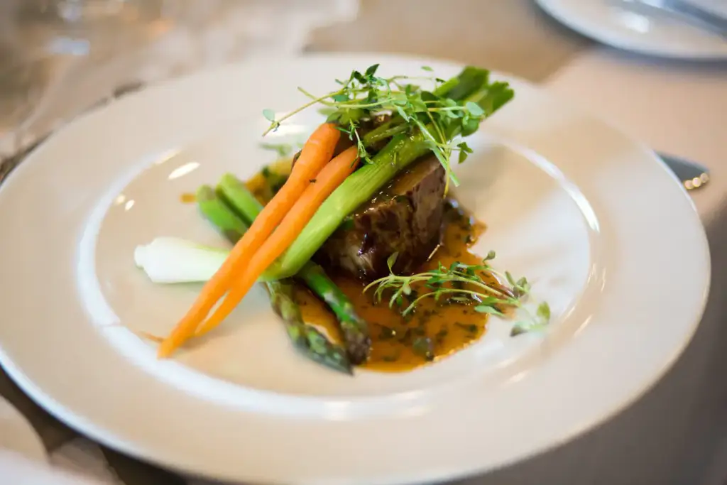 Beef, spring carrots