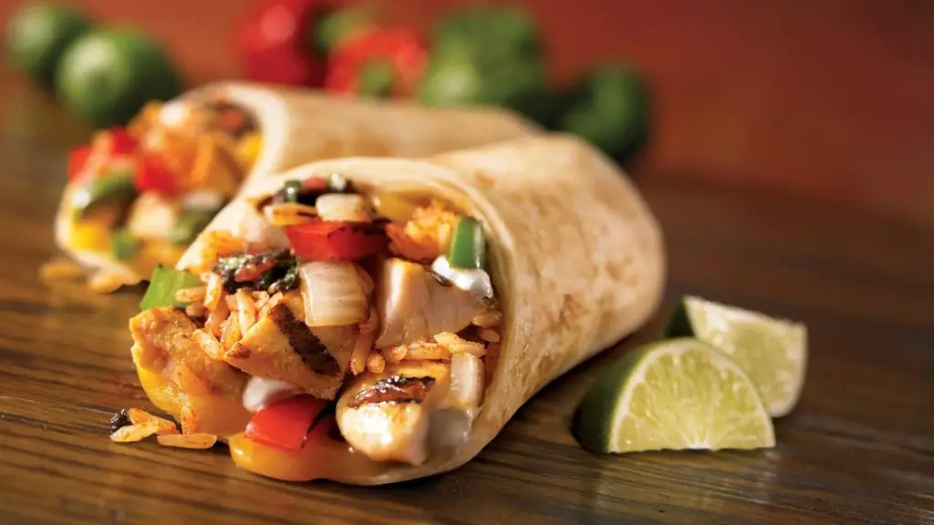 Burrito with lime