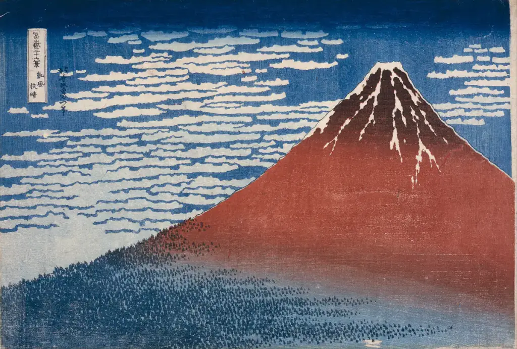 Fine Wind, Clear Morning, Katsushika Hokusai, c. 1830–32