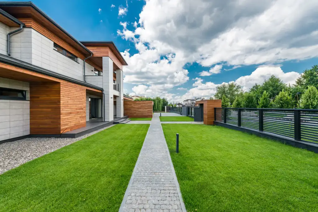 Garden path to the house