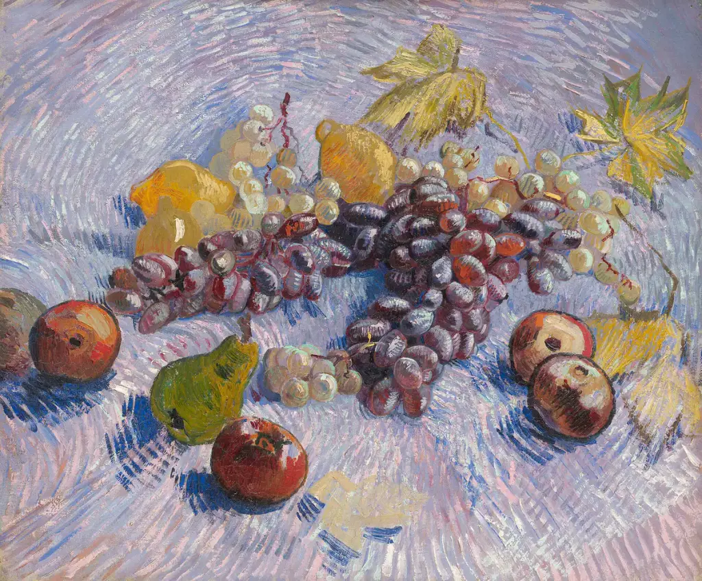 Grapes, Lemons, Pears, and Apples, Vincent van Gogh, 1887