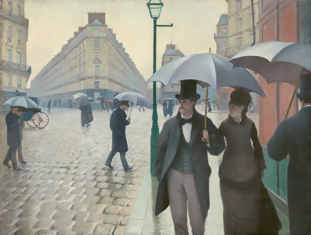 Paris Street; Rainy Day, Gustave Caillebotte, 1877
