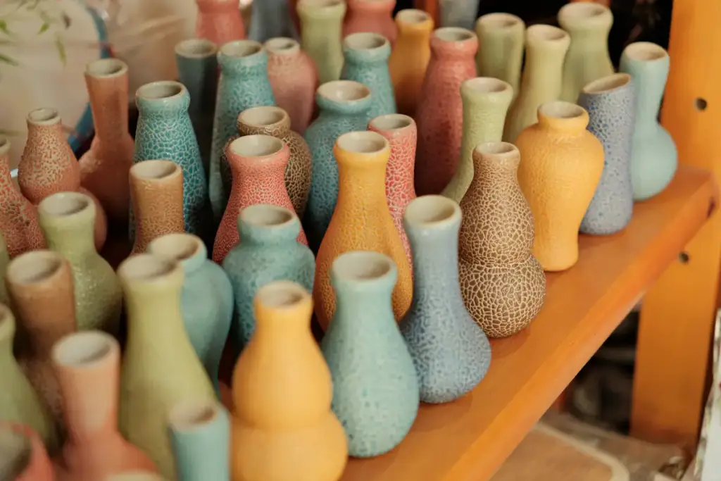 Pastel bud vases