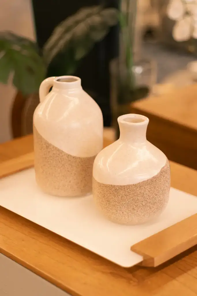 Speckled bottles