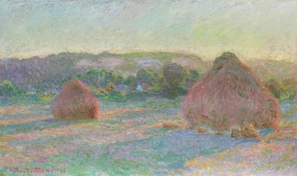 Stacks of Wheat (End of Summer), Claude Monet, 1890–91