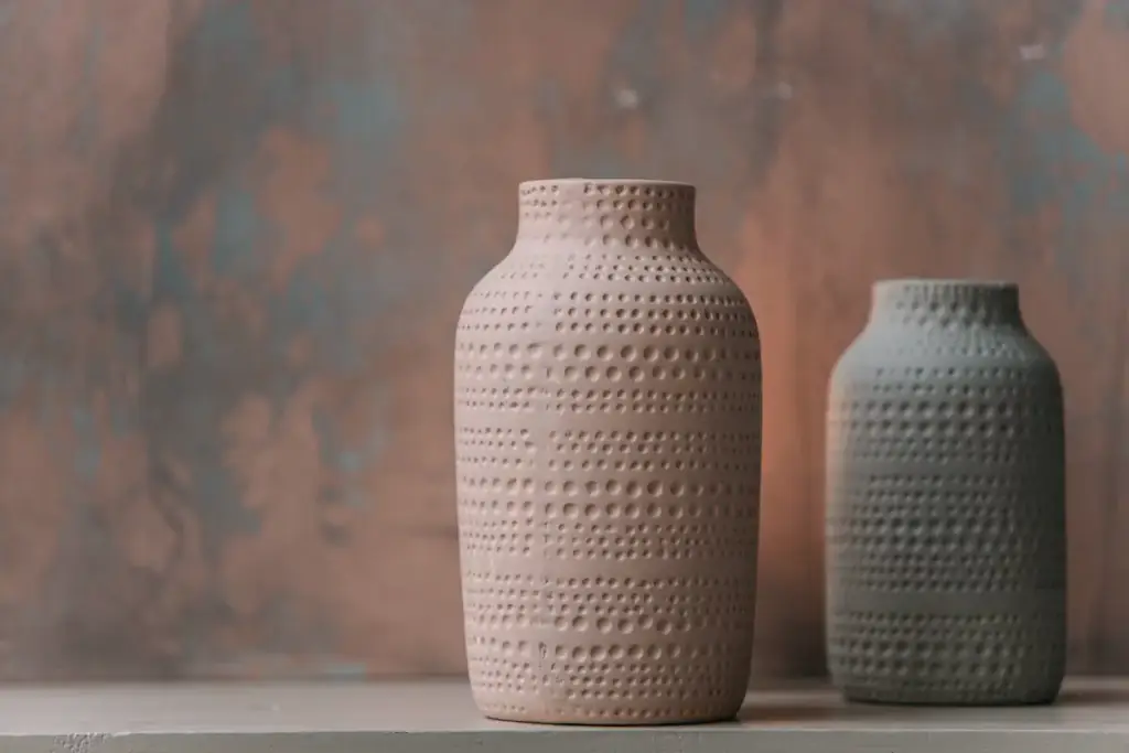 Textured vase