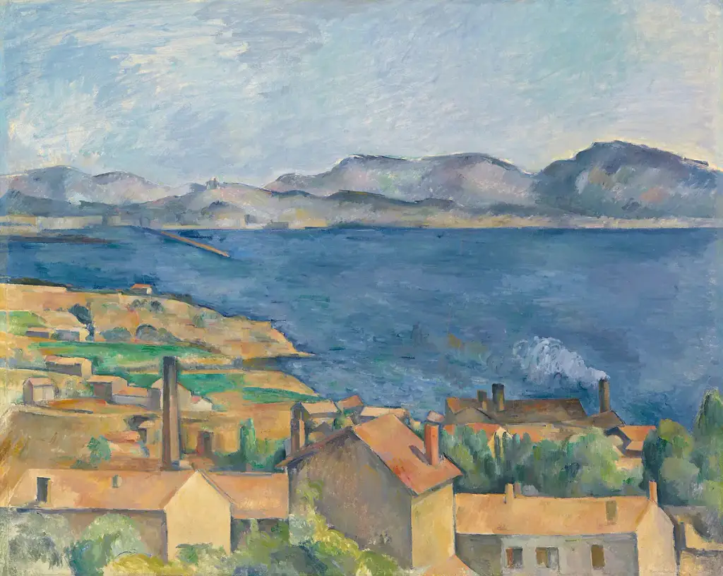 The Bay of Marseille, Seen from L’Estaque, Paul Cézanne, c. 1885