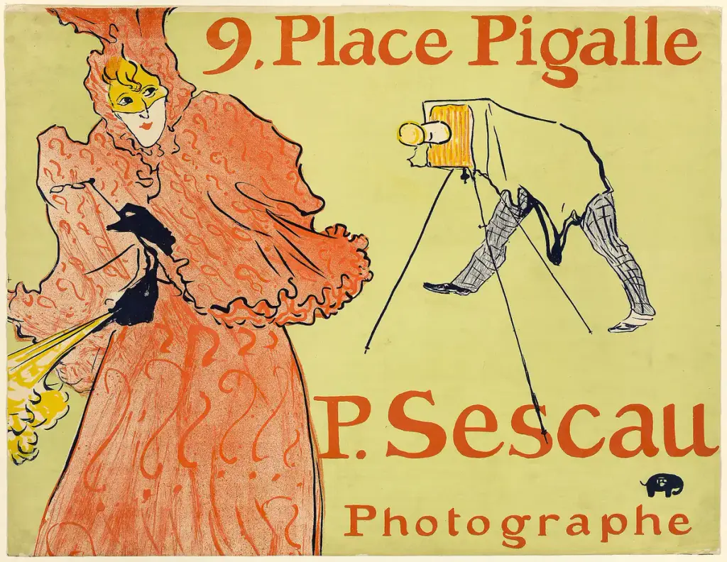 The Photographer Sescau, Henri de Toulouse-Lautrec, 1896