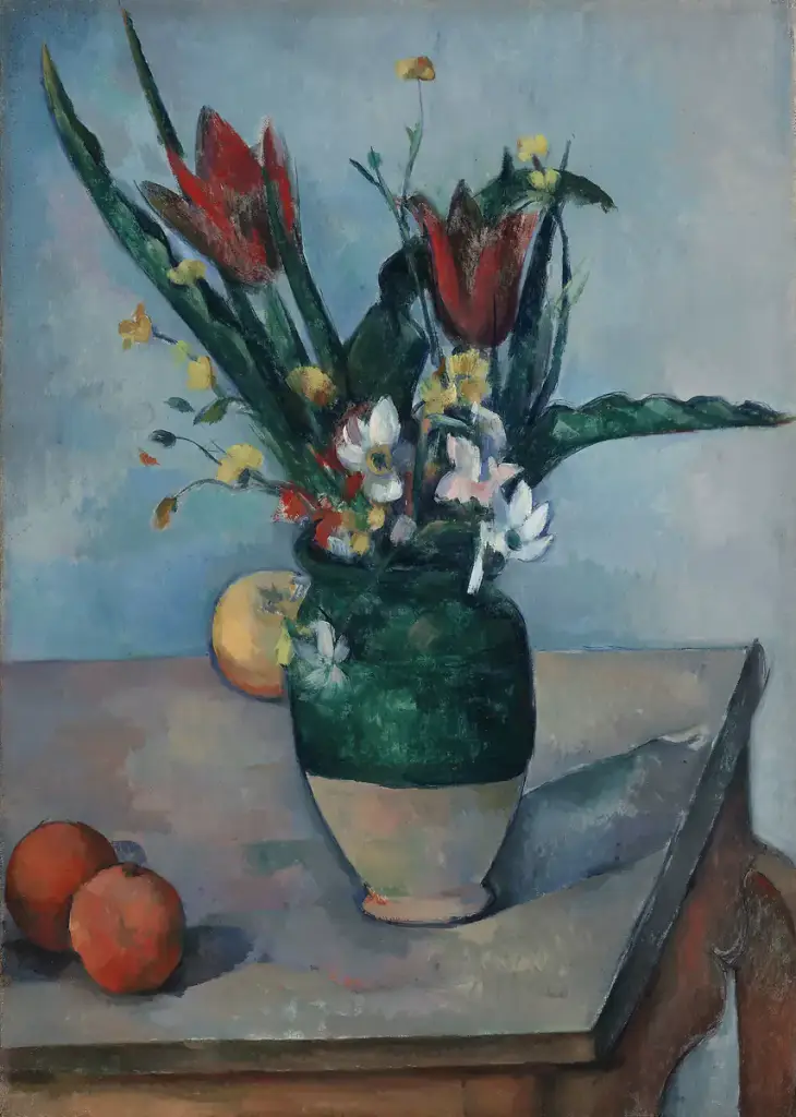 The Vase of Tulips, Paul Cézanne, c. 1890