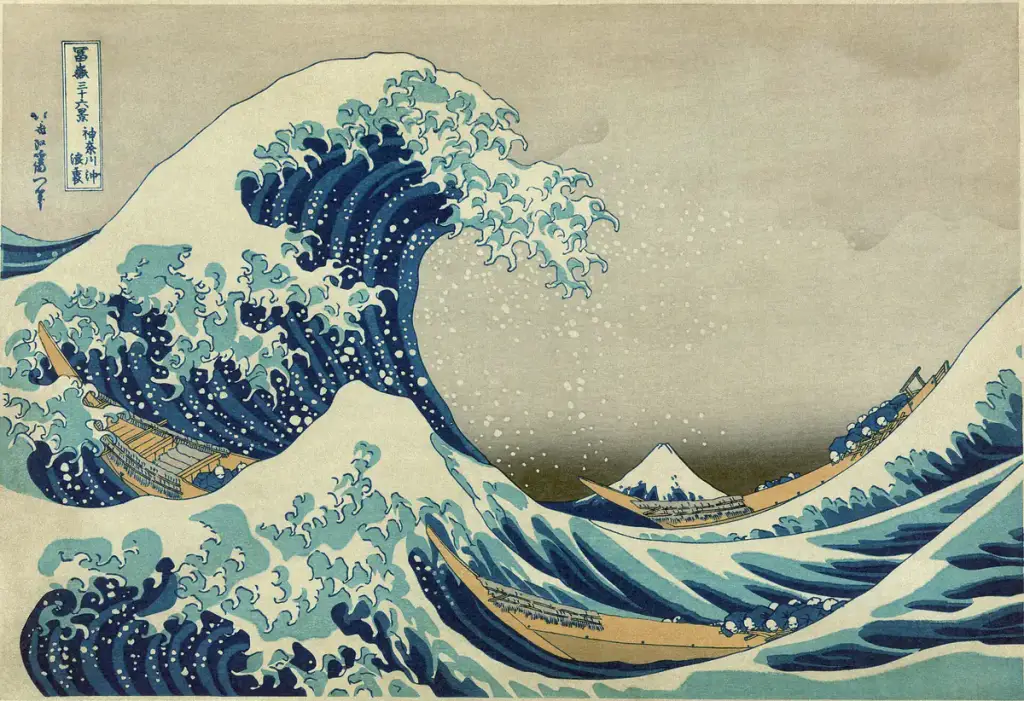Under the Wave off Kanagawa, Katsushika Hokusai, c. 1830–32