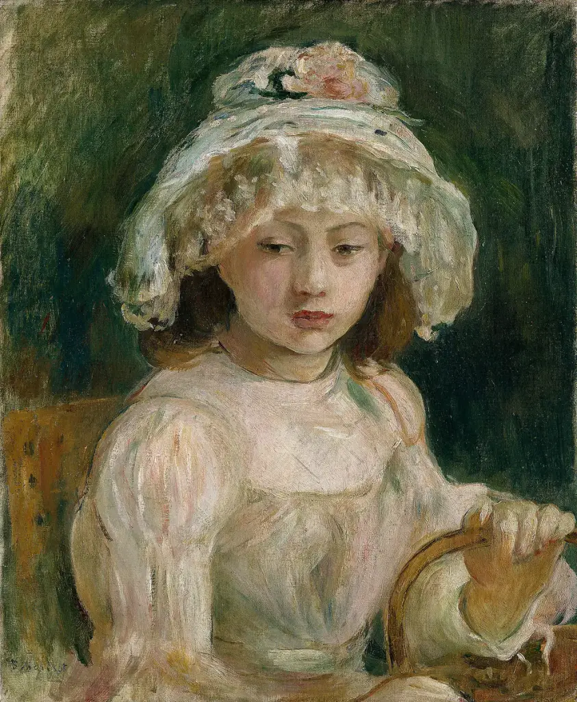 Young Girl with Hat, Berthe Morisot, 1892